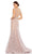 Mac Duggal Evening - 79368D Floral Lace Illusion Trumpet Gown Evening Dresses