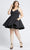 Mac Duggal Fabulouss - 49225F V-Neckline Spaghetti Strap A-Line Dress Cocktail Dresses 14W / Black