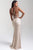 Madison James - 20-367 Sequined Deep V-neck Sheath Dress Prom Dresses