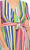 Maggy London - G4464M Stripe Print Tie Waist A-Line Dress Cocktail Dresses