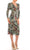 Maggy London - G4775M V-Neck Knee-Length Dress Cocktail Dresses