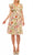 Maggy London - GSP13M Flutter Sleeve Floral Print A-Line Dress Cocktail Dresses