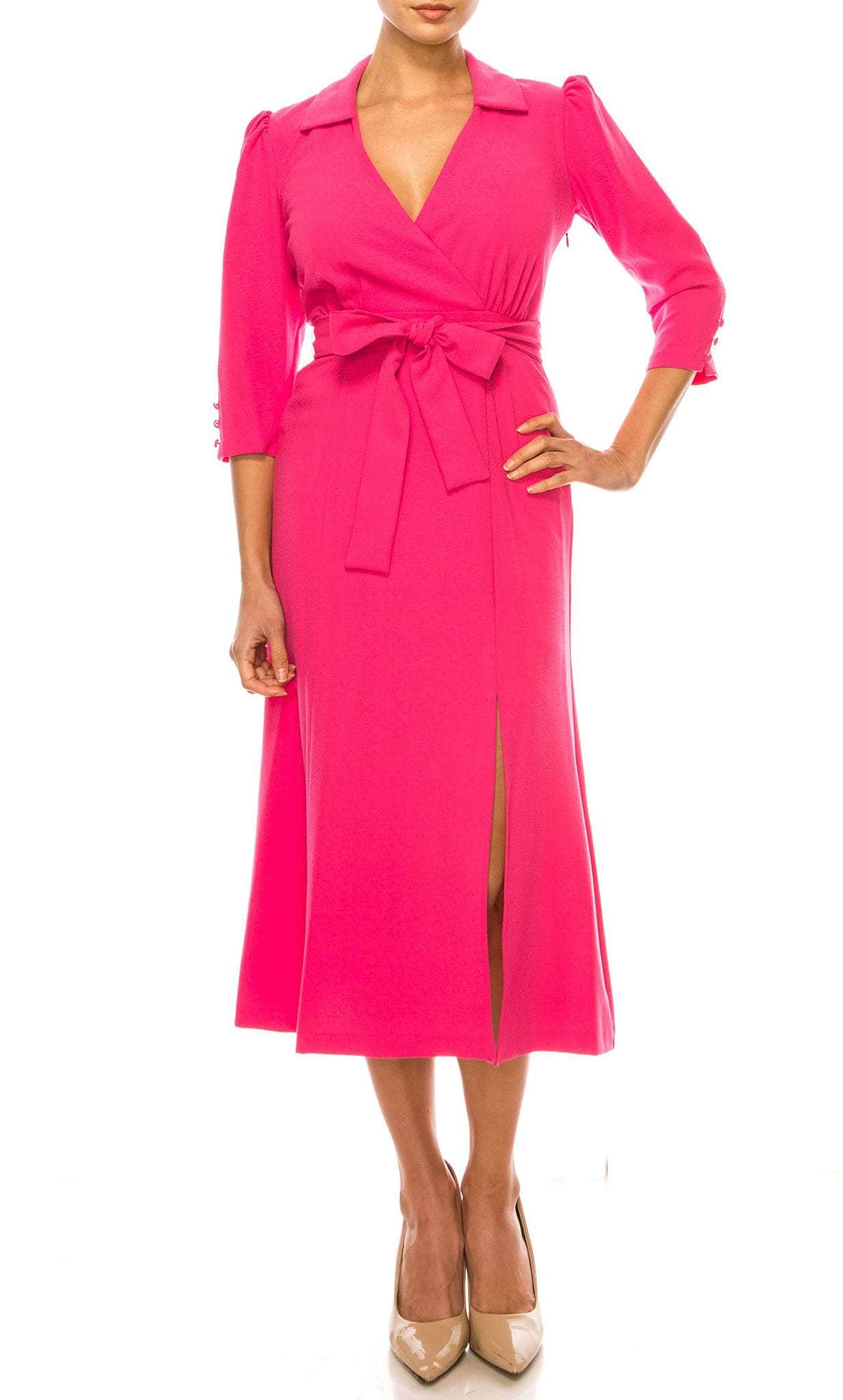 Maison Tara 91778M - Collared V-Neck Formal Dress Maison Tara 91778M - Collared V-Neck Formal Dress