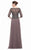 Marsoni by Colors - M165 Illusion Lattice Motif A-Line Gown Special Occasion Dress