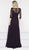 Marsoni by Colors - M237 V-Neck Beaded Lace Applique Chiffon Dress Special Occasion Dress