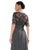 Marsoni by Colors - M286 Sequined Bateau Chiffon A-line Dress Mother of the Bride Dresses