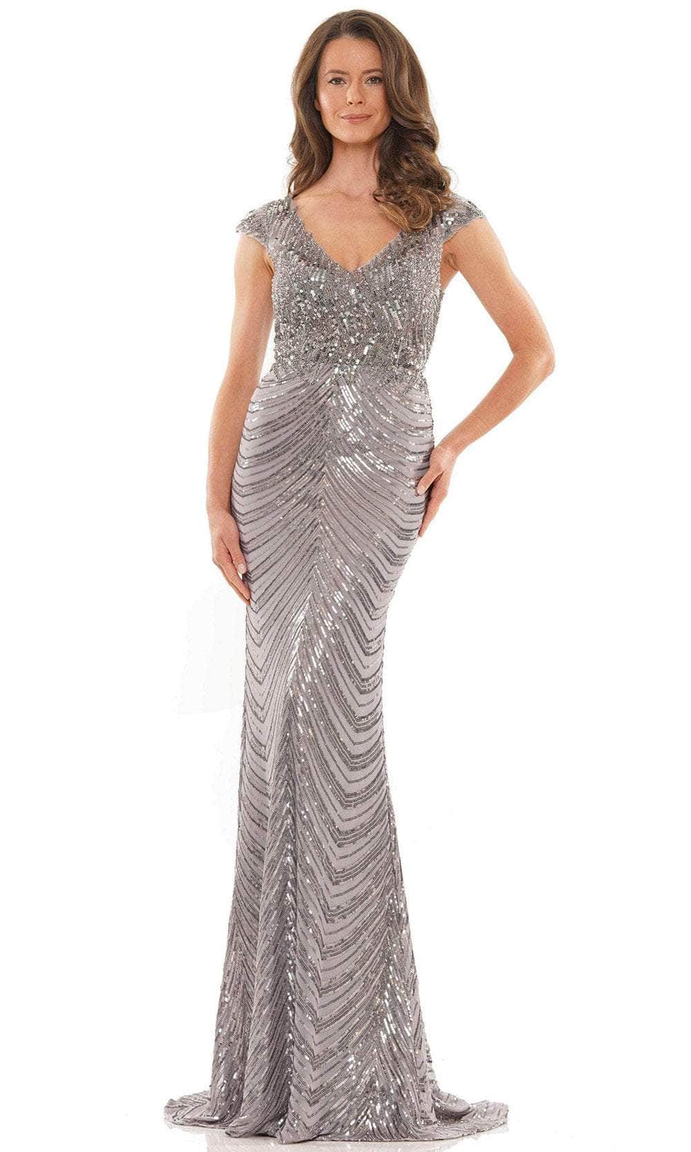 Marsoni M315 Long Formal Dress Gunmetal / 6