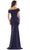 Marsoni by Colors MV1180 - Off Shoulder High Slit Evening Dress Special Occasion Dress