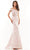 Marsoni by Colors MV1223 - Off-Shoulder Jacquard Formal Dress Special Occasion Dress 4 / Rose