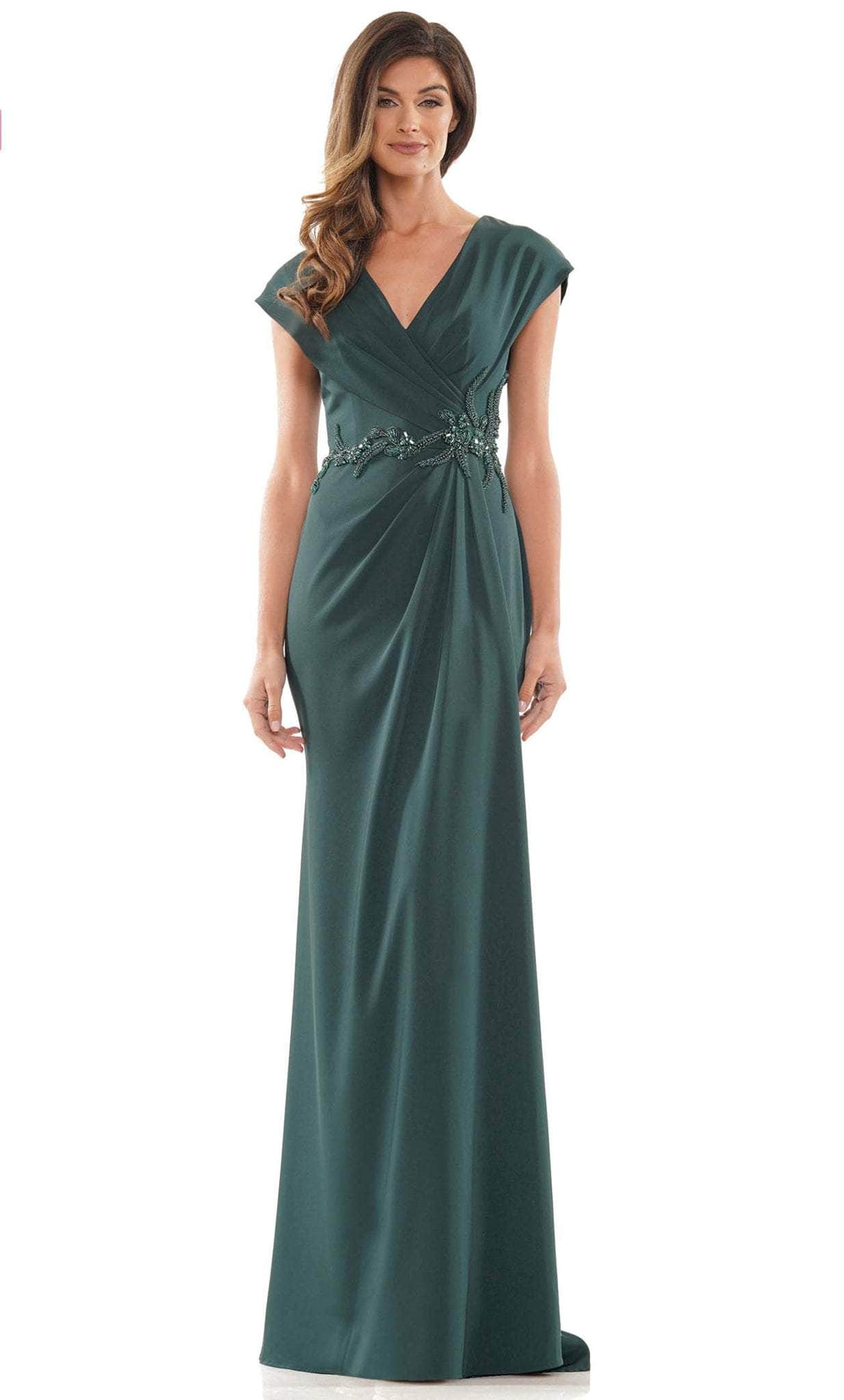 Marsoni Mother of the Bride Long Dress 1226 - Deep Green / 22 Marsoni Mother of the Bride Long Dress 1226 - Deep Green / 22