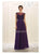 May Queen Bridal - MQ1428 Cap Sleeve Lace Applique Long Dress Special Occasion Dress 4 / Purple