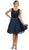 May Queen - Lace Jewel A-line Homecoming Dress Special Occasion Dress 4 / Navy