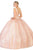 May Queen - LK134 Embellished V-neck Ballgown Quinceanera Dresses