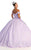 May Queen LK154 - Floral Applique Ballgown Ball Gowns