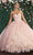 May Queen LK159 - Floral Appliqued Sweetheart Ballgown Ball Gowns 4 / Blush/Nude