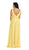 May Queen - MQ1225B Sleeveless Plunging Interweaved Prom Gown Special Occasion Dress
