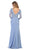 May Queen - MQ1630 Lace Appliqued Plunging V-Neck Gown Bridesmaid Dresses