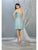 May Queen - MQ1788 Embroidered Off-Shoulder A-line Dress Homecoming Dresses