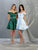 May Queen - MQ1815 Off Shoulder Satin cocktail Dress Homecoming Dresses