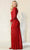May Queen MQ1843 - Fully Sequined Long Sleeved Prom Dress Special Occasion Dress 4 / Red