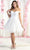 May Queen MQ1854 - Applique Off Shoulder Cocktail Dress Special Occasion Dress