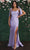 May Queen MQ1858 - Off Shoulder Evening Gown Special Occasion Dress 4 / Lilac