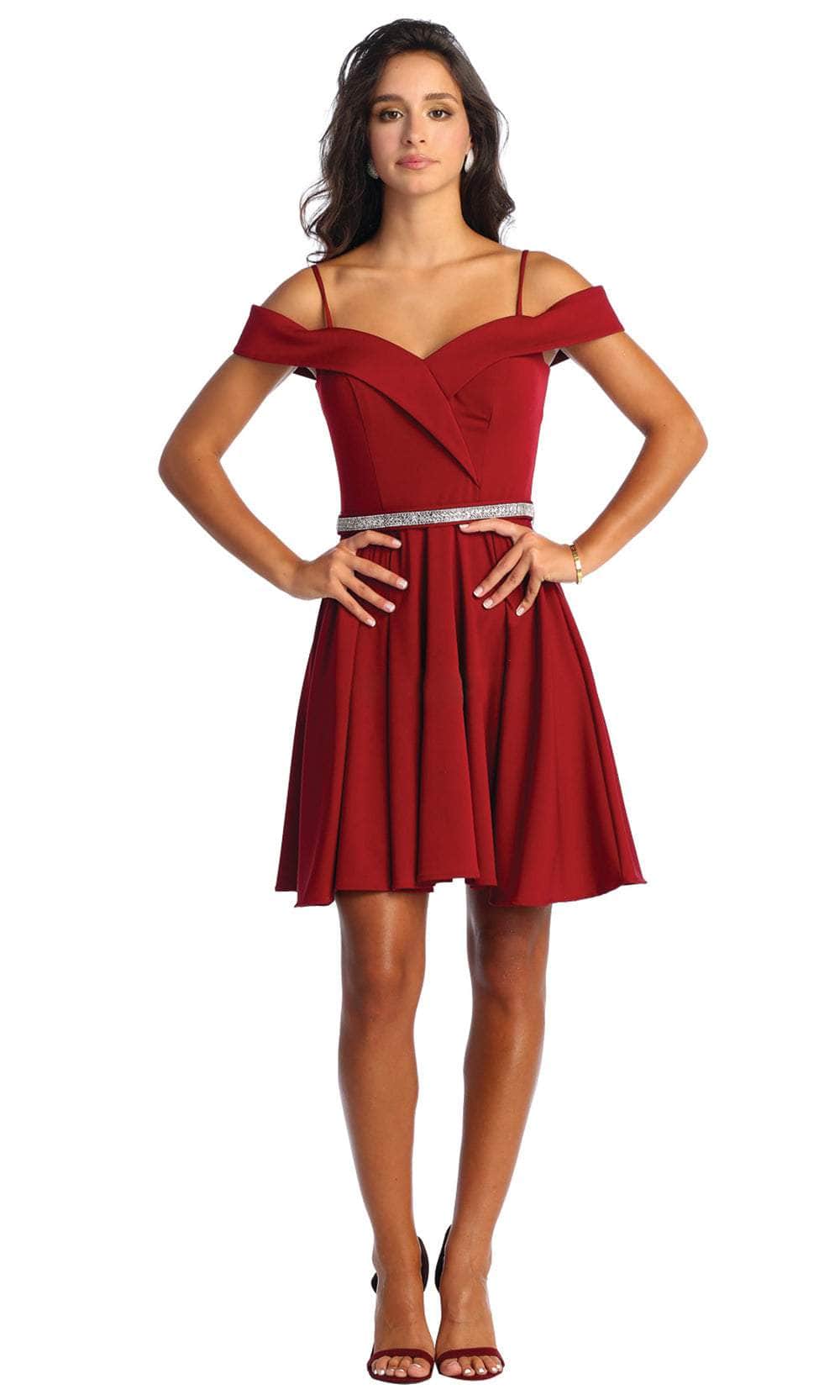 May Queen MQ1916 - Cold Shoulder A-Line Cocktail Dress 8 / Rust - Shop May Queen Dresses On Couture Candy at CoutureCandy.com May Queen MQ1916 - Cold Shoulder A-Line Cocktail Dress 8 / Rust - Shop May Queen Dresses On Couture Candy at CoutureCandy.com
