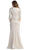 May Queen MQ1919 - Pleated Glitter Evening Dress Prom Dresses