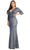 May Queen MQ1919 - Pleated Glitter Evening Dress Prom Dresses 6 / Royal