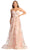 May Queen MQ1920 - Sweetheart Floral A-Line Prom Gown Prom Dresses 2 / Rosegold