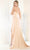 May Queen MQ1946 - Strapless High Slit Prom Gown Evening Dresses