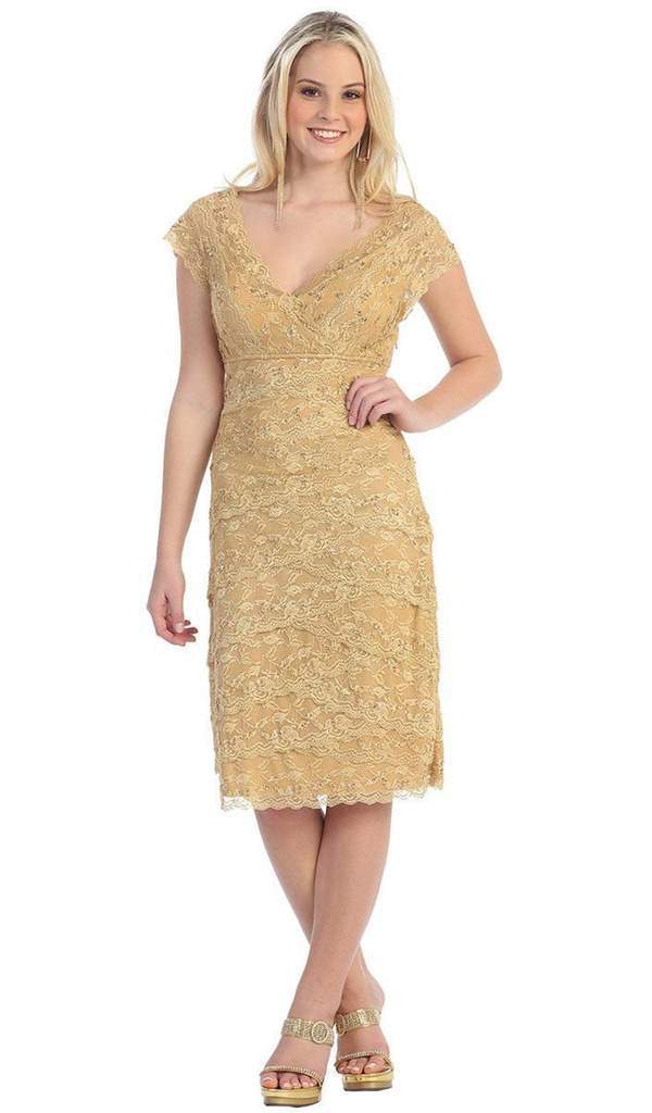 May Queen - MQ974 Tiered Scallop Lace V-Neck Formal Dress 4XL / Red - Shop May Queen dresses on Couture Candy at CoutureCandy.com May Queen - MQ974 Tiered Scallop Lace V-Neck Formal Dress 4XL / Red - Shop May Queen dresses on Couture Candy at CoutureCandy.com