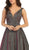 May Queen - RQ7755 Plunging V-Neck A-Line Evening Dress Evening Dresses