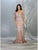 May Queen - RQ7830 Plunging Off-Shoulder Trumpet Dress Evening Dresses 4 / Rosegold