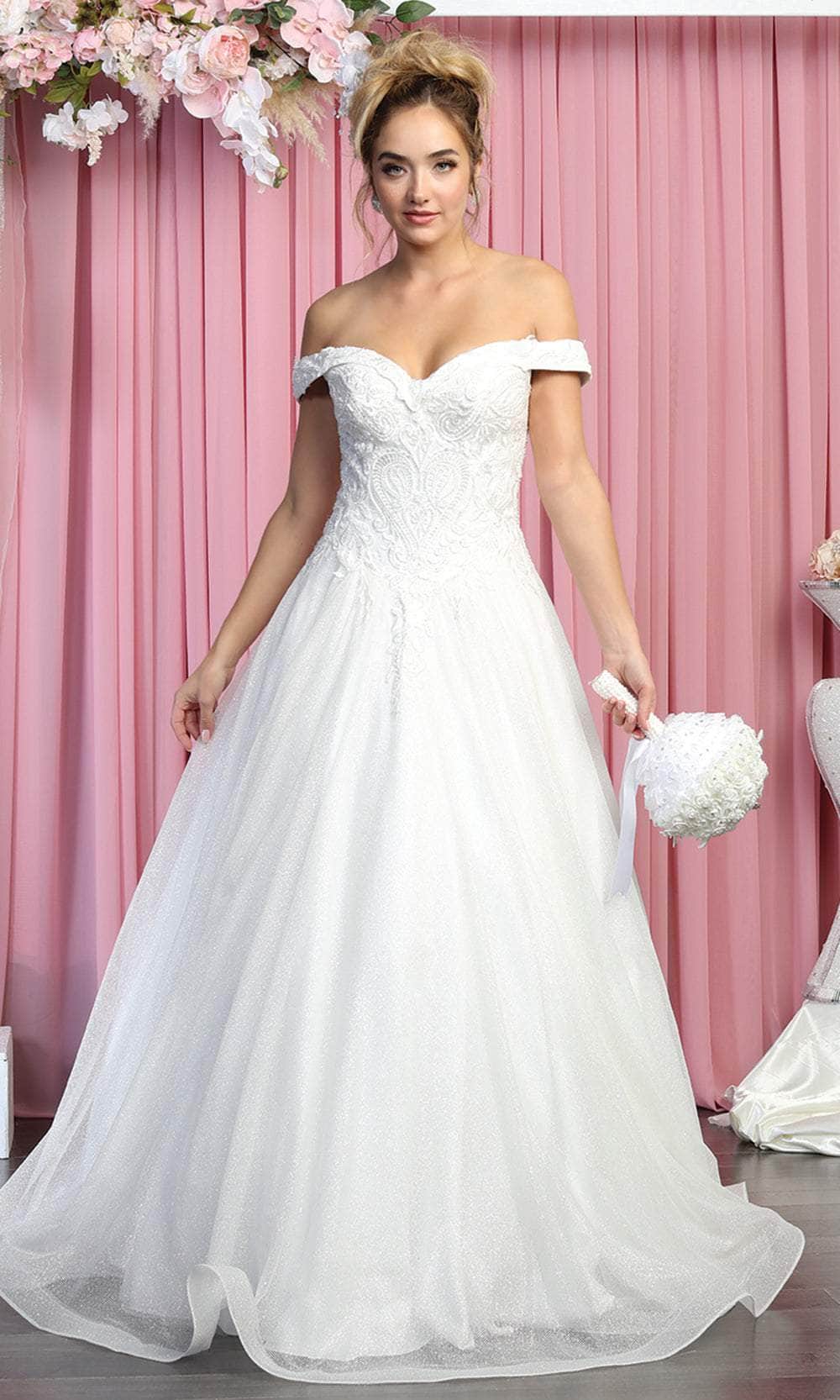 sweetheart off the shoulder dresses Lace Sweetheart Off Shoulder Tulle Ball Gowns Wedding Dresses