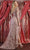 May Queen RQ7972 - Illusion V Neck Long Sleeve Sheath Dress Evening Dresses