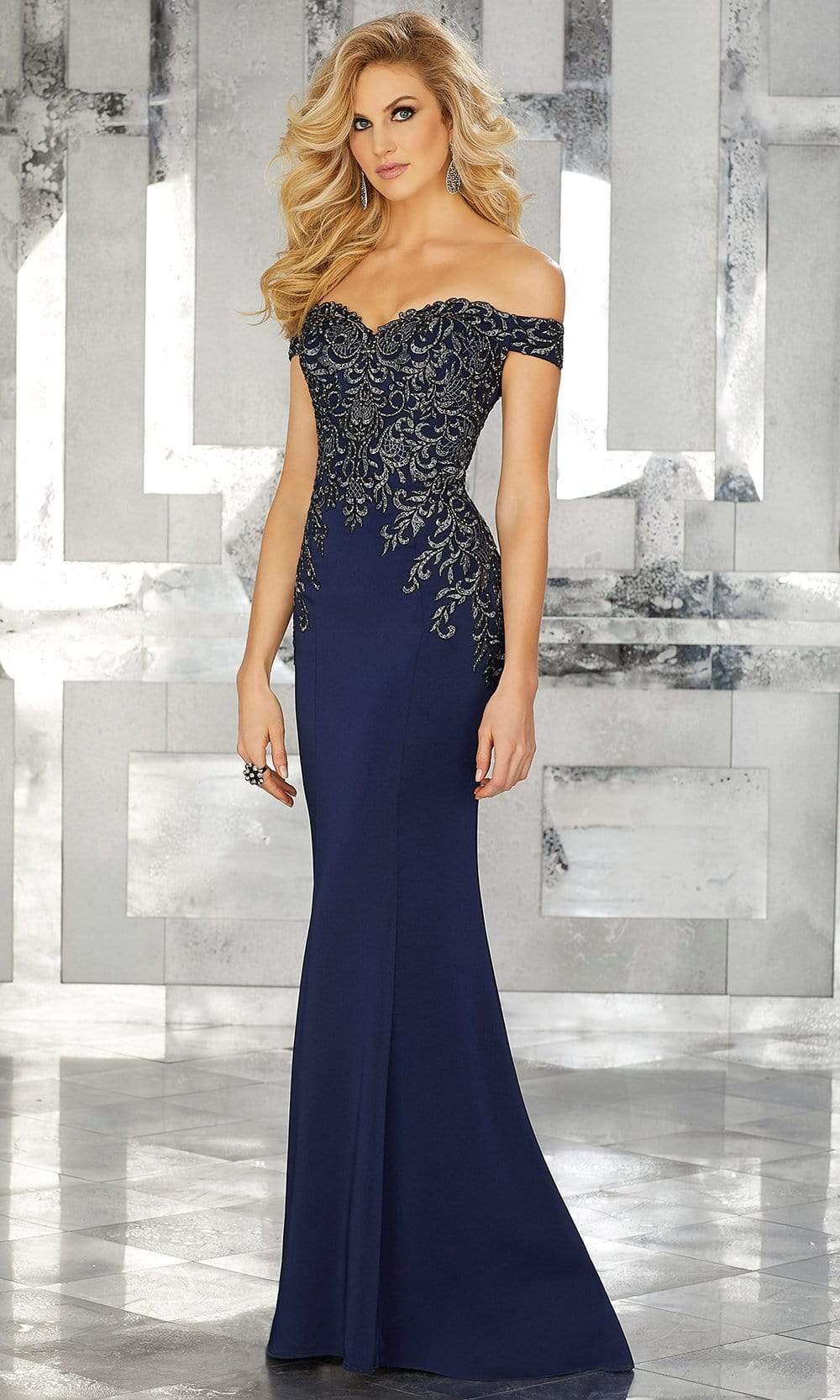 MGNY by Mori Lee - 71616 Embroidered Off-Shoulder Trumpet Dress 6 / Black - Shop MGNY by Mori Lee Dresses On Couture Candy at CoutureCandy.com MGNY by Mori Lee - 71616 Embroidered Off-Shoulder Trumpet Dress 6 / Black - Shop MGNY by Mori Lee Dresses On Couture Candy at CoutureCandy.com