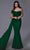MNM Couture 2718 - Ruched One Shoulder Evening Gown Evening Dresses 4 / Green