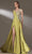 MNM COUTURE - K3903 Sleeveless Illusion Bateau Evening Dress Prom Dresses 4 / Pistache
