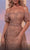 MNM COUTURE M0100 - Off Shoulder Overskirt Evening Dress Evening Dresses