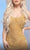 MNM COUTURE M1001 - Beaded High Slit Evening Dress Prom Dresses