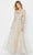 Montage by Mon Cheri 122906W - A-line Illusion Embroidered Gown Mother of the Bride Dresses