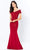 Montage by Mon Cheri - 220949 Jersey Beaded Gown Evening Dresses 4 / Wine