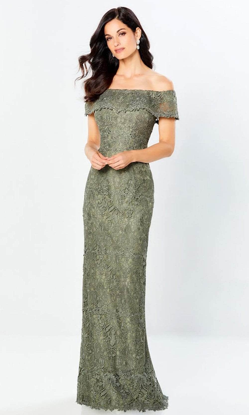 green emerald velvet dress Olive Green Sheath Satin Beaded Long Prom Dresses Olive / 18