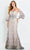 Montage by Mon Cheri M523 - Detachable Sleeves Formal Gown Evening Dresses 4 / Taupe/Cocoa