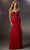 Mori Lee 48027 - Strapless Beaded Prom Dress Prom Dresses 00 / Scarlet