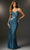 Mori Lee 48045 - Sleeveless Sequin Prom Dress Evening Dresses 00 / Ocean Blue