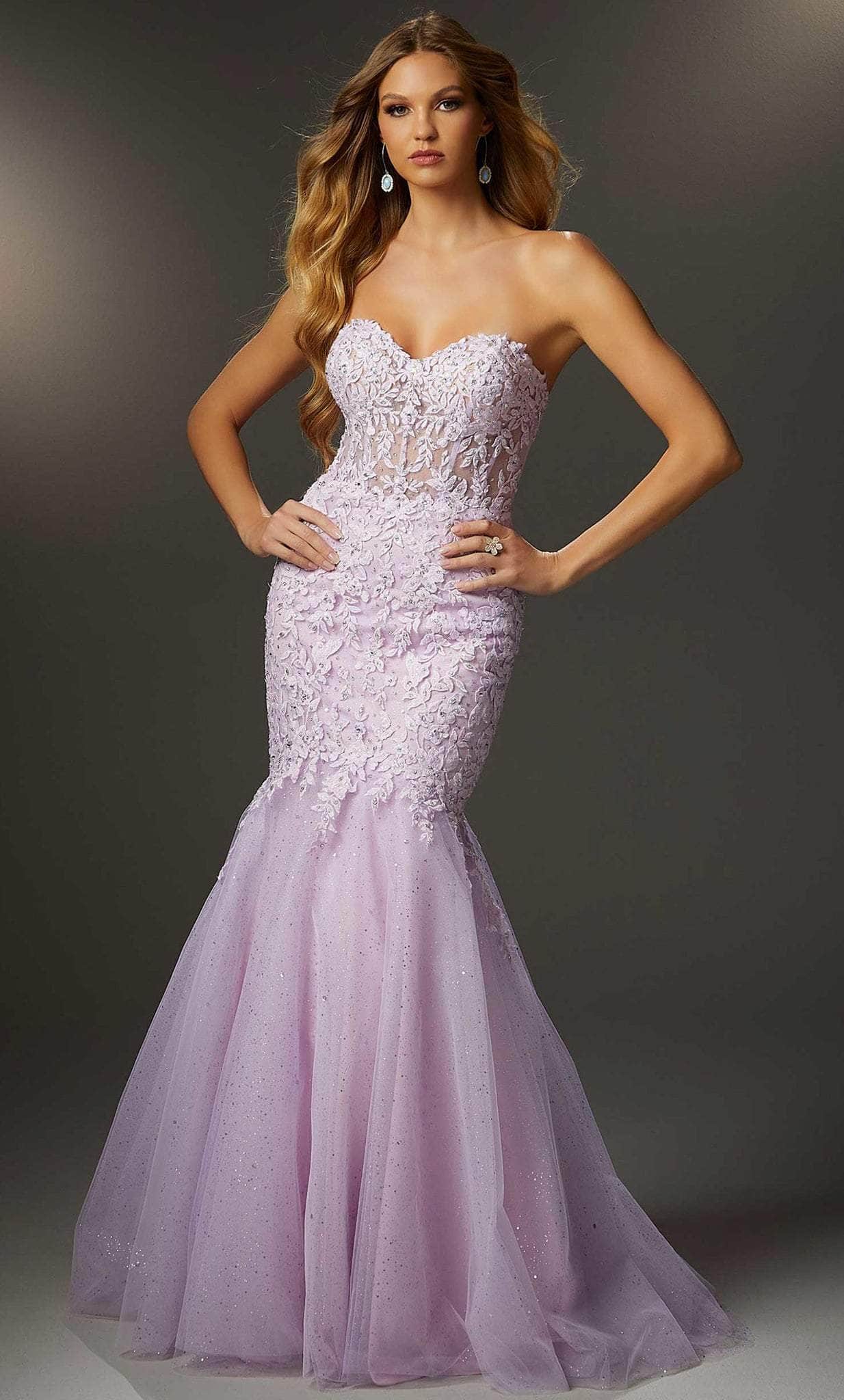 mori lee mermaid prom dress Mori Lee 45088SC - Long Mermaid Dress