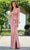 Mori Lee 72522 - Fitted Wrapped Bodice Prom Dress Evening Dresses 00 / Rose