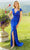 Mori Lee 72522 - Fitted Wrapped Bodice Prom Dress Evening Dresses 00 / Royal